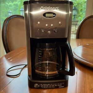 Cuisinart Stainless Steel and Black Coffee Brewer